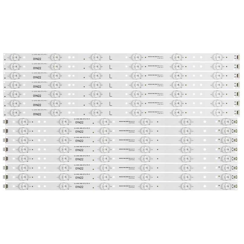 Bareta leduri Philips,Sony 49inch 6+6led set 14buc engross