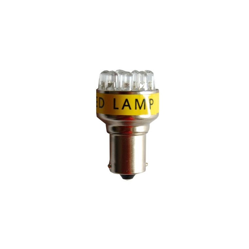 Bec auto 12V S25 12led galben engross
