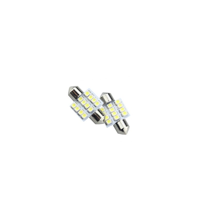Bec auto 12V 32mm C5W 12 leduri SMD engross