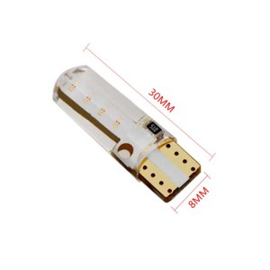 Bec auto T10 W5W COB 10-15V albastru engross