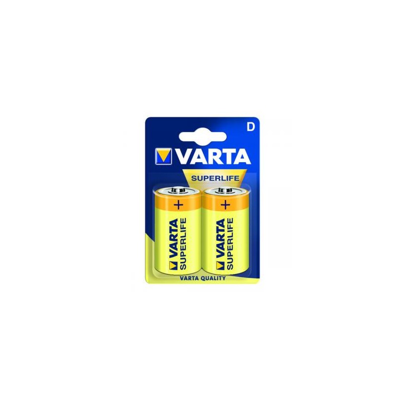 Set 2 baterii R20 Varta Superlife engross