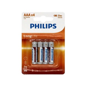 Set 4 baterii Philips Longlife R3 engross