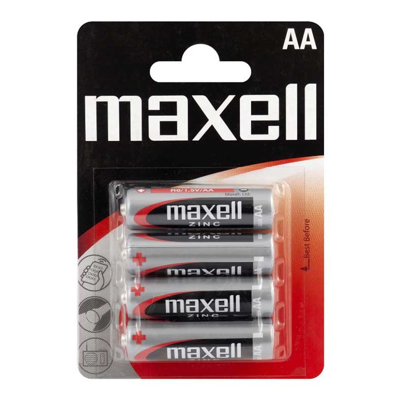 Set 4 baterii nealcaline R6 Maxell engross