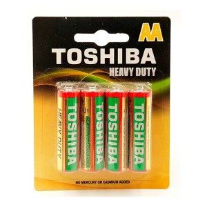 Set 4 baterii nealcaline R6 Toshiba blister engross