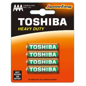 Set 4 baterii nealcaline R3 Toshiba blister engross