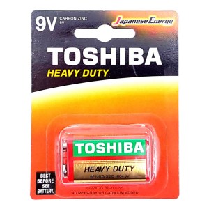 Baterie 9V nealcalina Toshiba blister engross