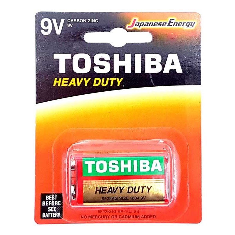 Baterie 9V nealcalina Toshiba blister engross