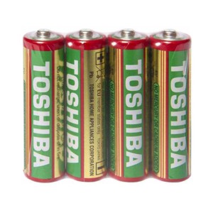 Set 4 baterii R6 nealcaline Toshiba shrink engross