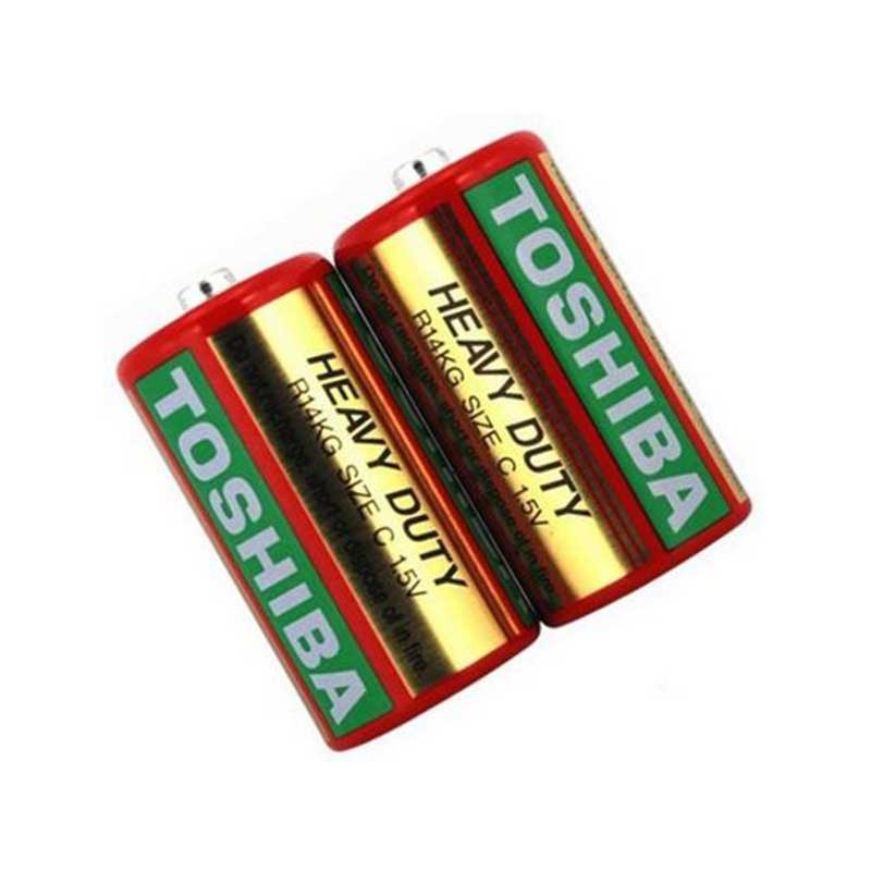 Set 2 baterii R14 nealcaline Toshiba shrink engross
