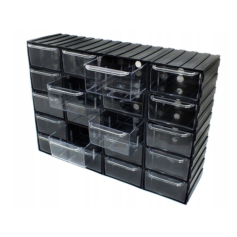 Organizator modular 20 sertare 42.6X30.4X12.5cm PP20 engross