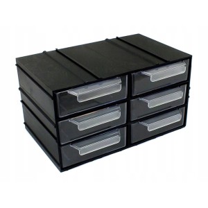 Organizator modular 6 sertare 23X12.5X14.2cm PX6 engross