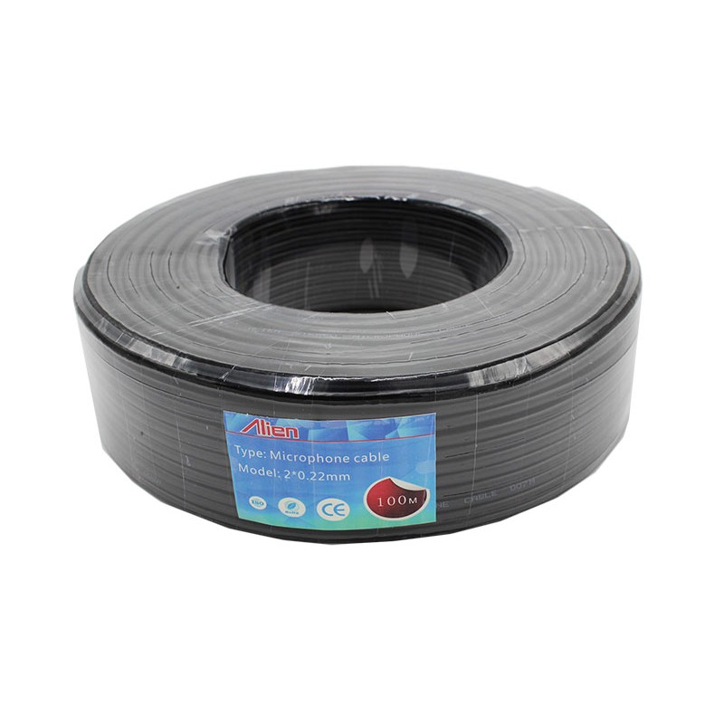 Cablu microfon stereo 6mm rola 100m engross
