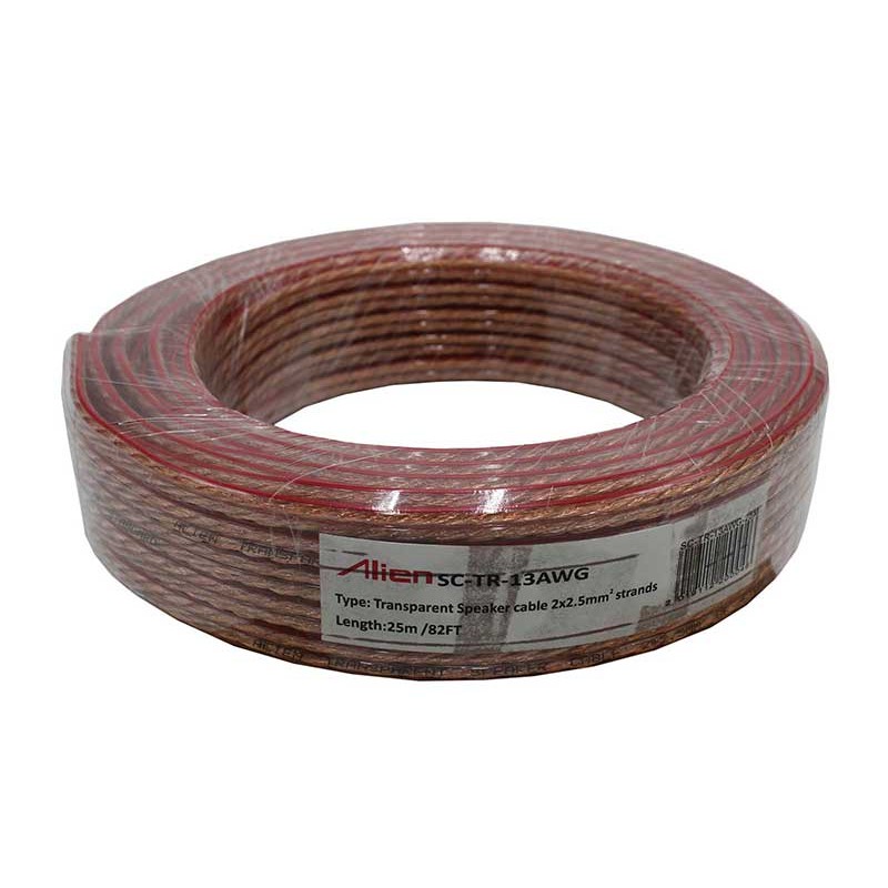 Cablu difuzor transp 2x2,5mm 25M engross