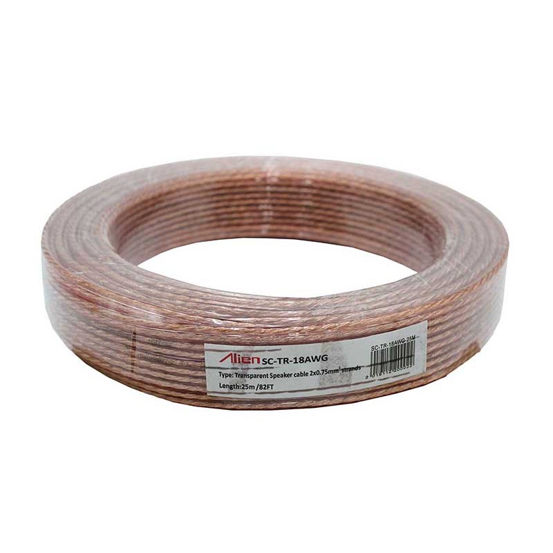 Cablu difuzor transp 2x0,75mm 25M engross