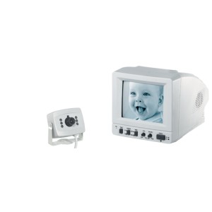 Set camera + monitor alb negru engross
