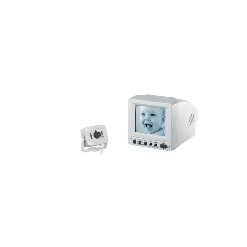 Set camera + monitor alb negru engross