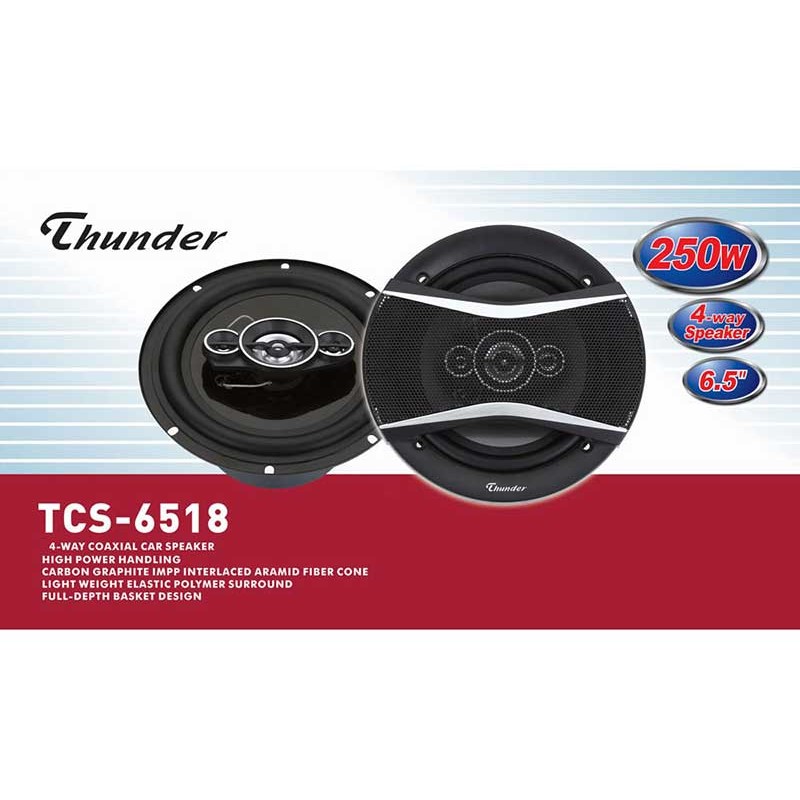 Set 2 dif auto 6.5inch Thunder 6518 engross