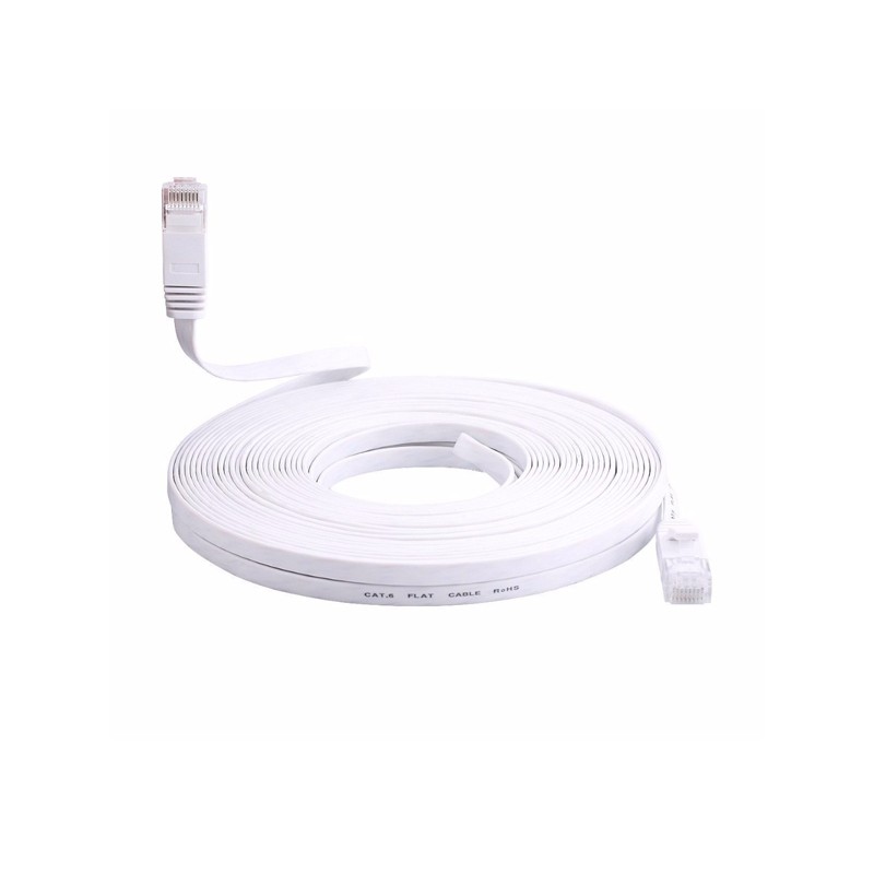 Cablu UTP cu mufe Cat6 plat flexibil 1m engross