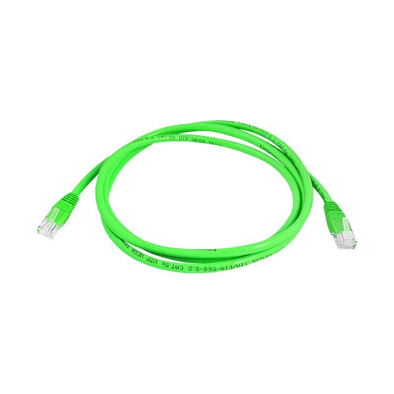 Cablu UTP cu mufe 0,5m verde engross