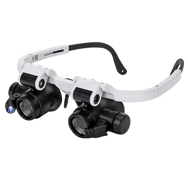Ochelari cu lupa (x23 x8) si led engross