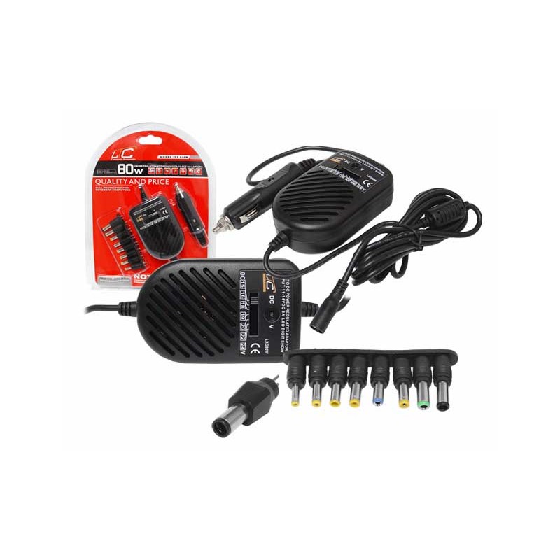 Alimentator laptop auto 80W engross
