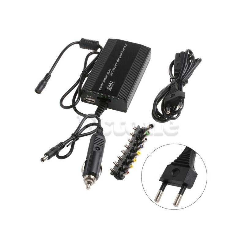 Alimentator laptop universal 100W 220V/12V+USB engross