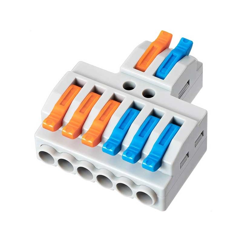 Conector rapid 2intrari 6iesiri LT-623 engross