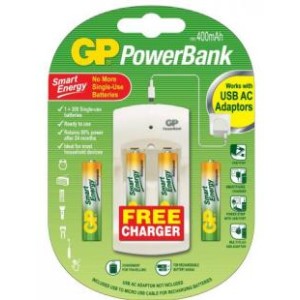 Incarcator + set 4 acumulatori R6 2000mAh engross