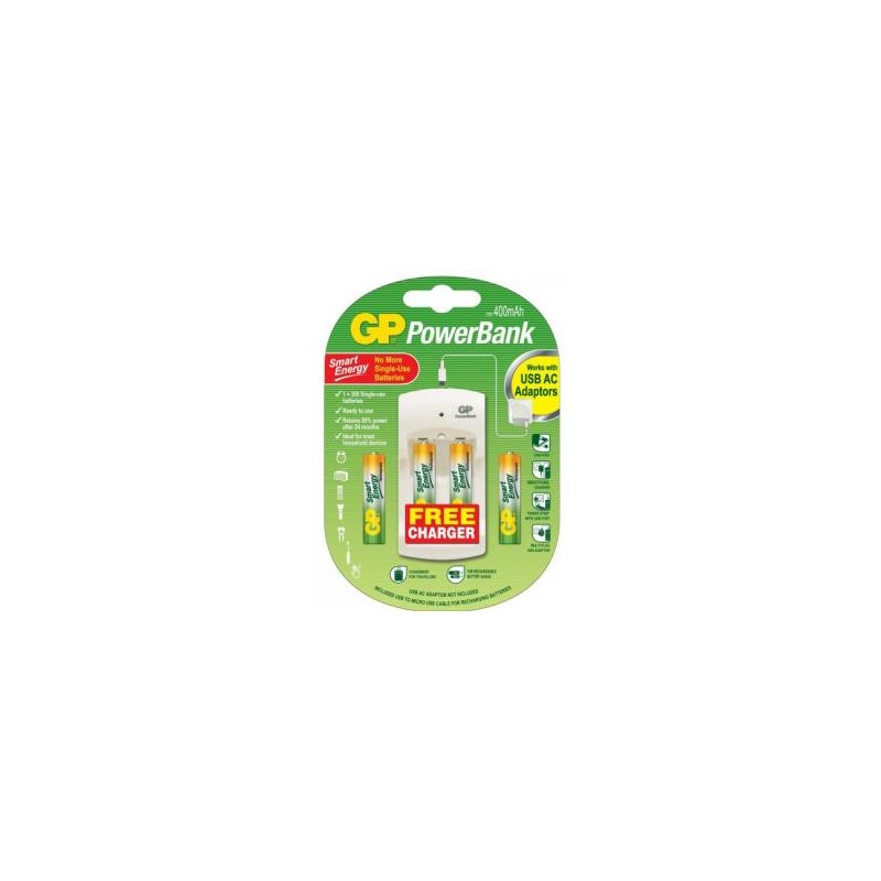 Incarcator + set 4 acumulatori R6 2000mAh engross