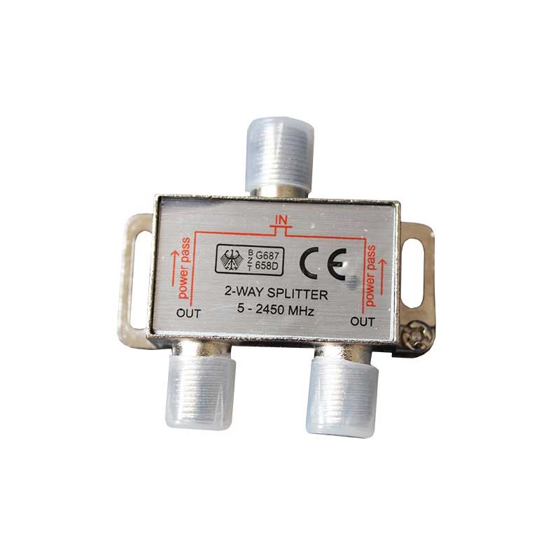 Spliter satelit 2 cai 5-2450MHz power pass engross