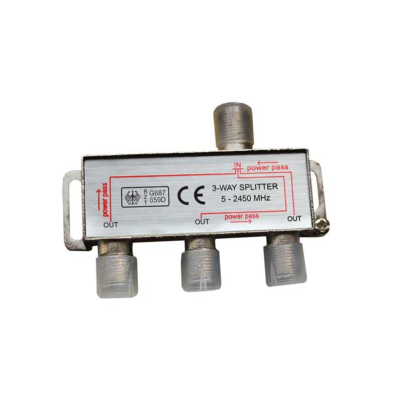 Spliter satelit 3 cai 5-2450MHz power pass engross