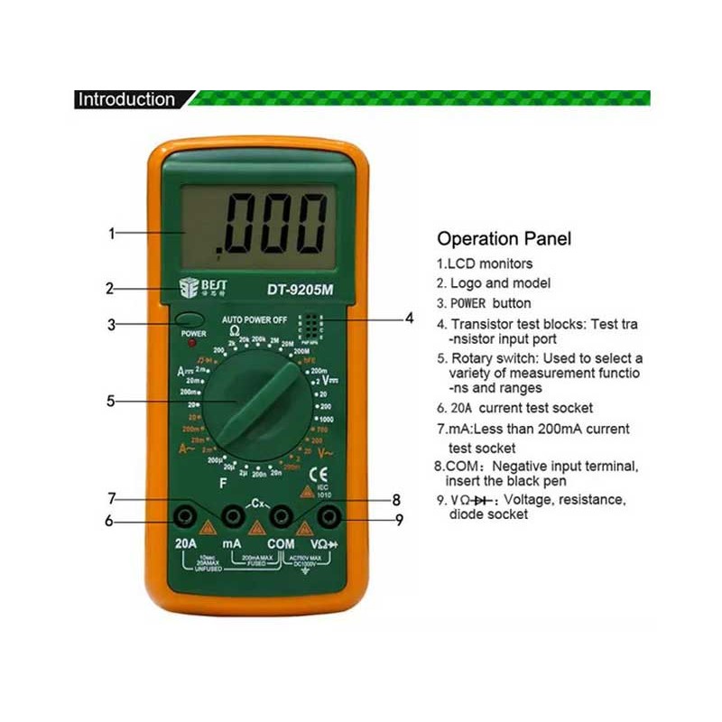 Multimetru BST-9205M engross