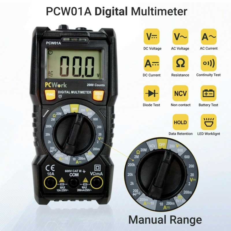 Multimetru digital NCV PCW01A engross