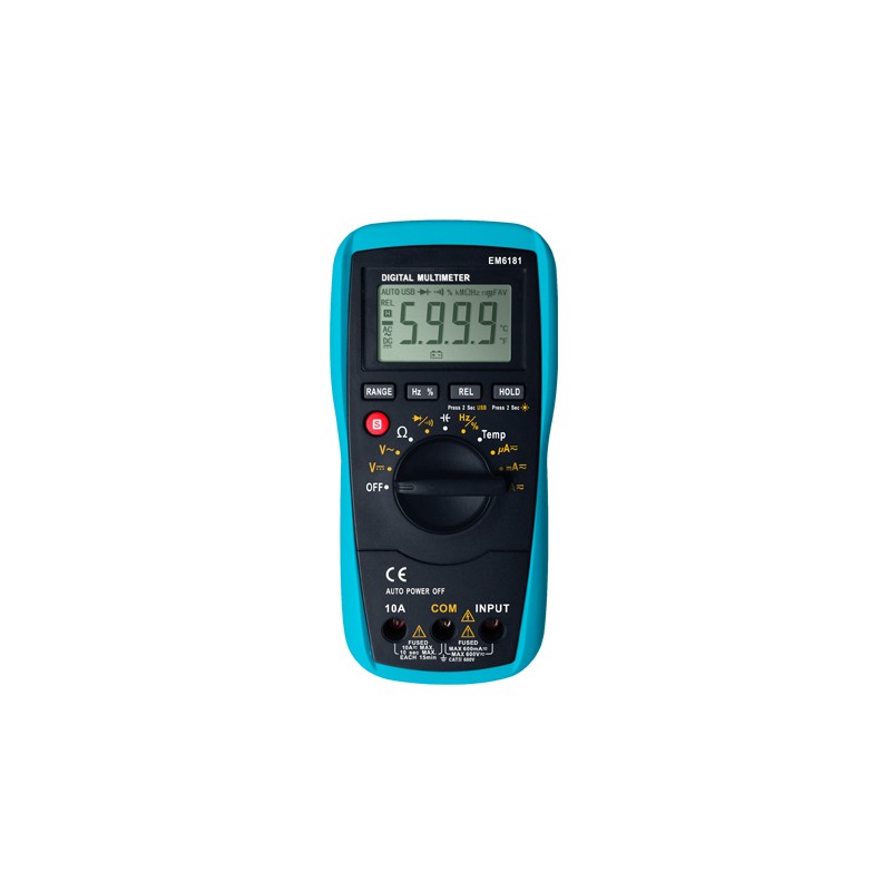 Multimetru true RMS USB EM6181 All Sun engross