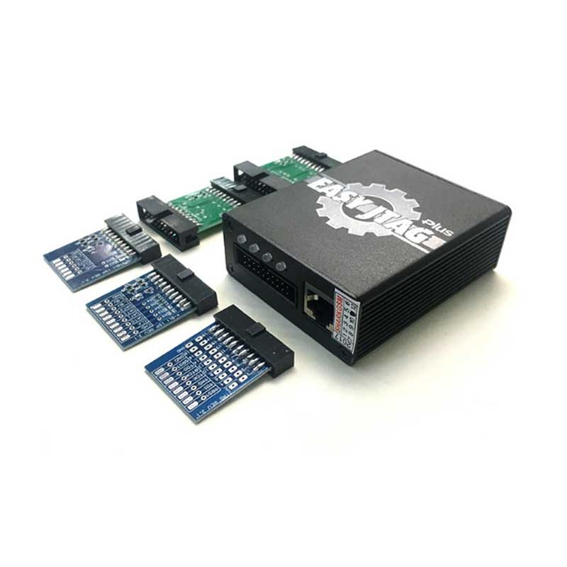 Programator EASY-JTAG Plus cu adaptoare engross