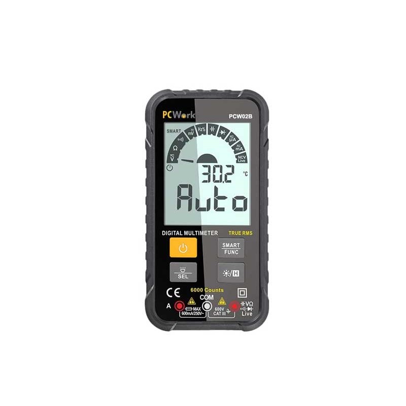 Multimetru digital true RMS NCV temperatura PCW02B engross