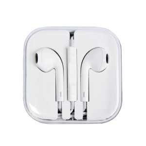 Casti ureche cu bluetooth si microfon albe engross
