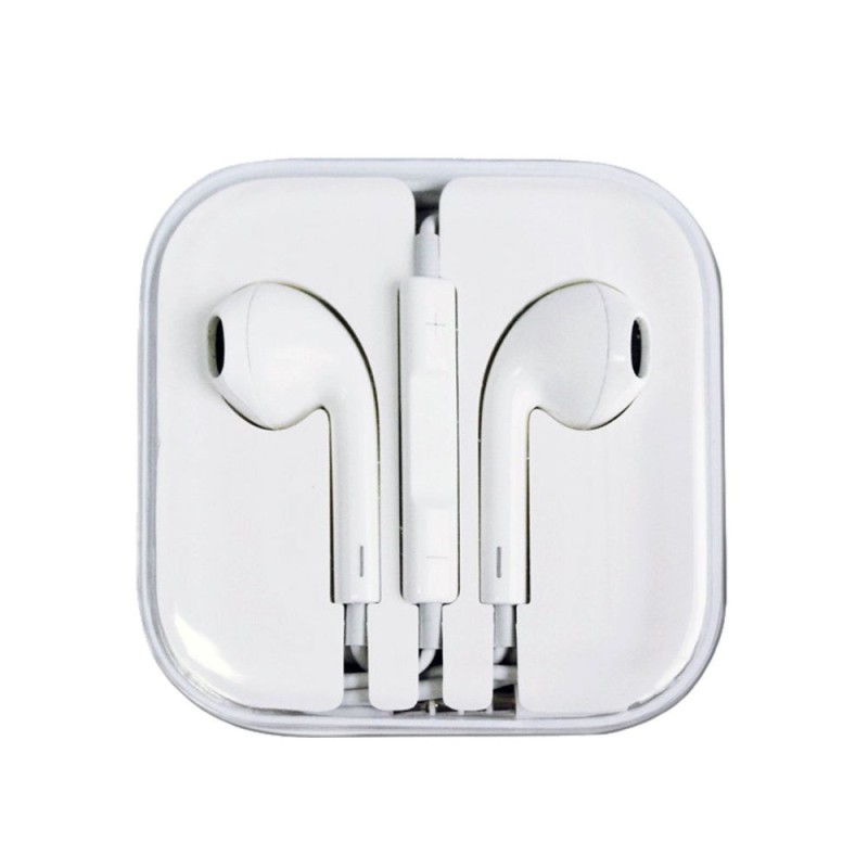 Casti ureche cu bluetooth si microfon albe engross