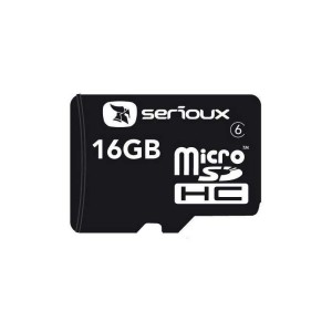 MicroSDHC 16Gb SERIOUX cu adaptor clasa10 engross