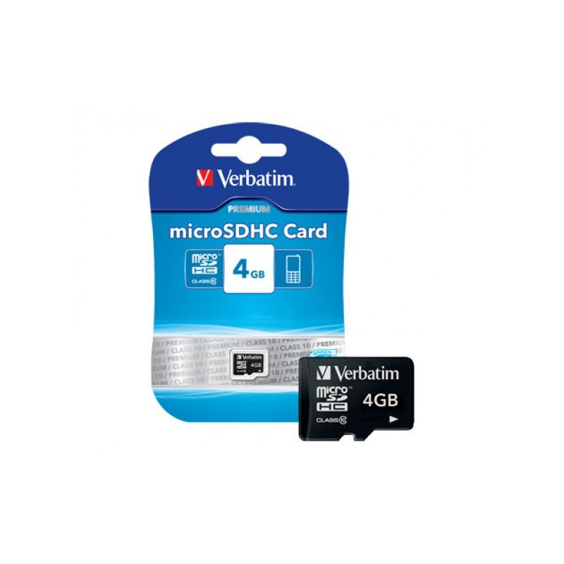 MicroSDHC 4Gb Verbatim engross
