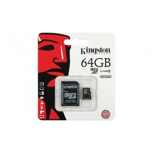 MicroSDHC 64Gb Kingston clasa 10 engross