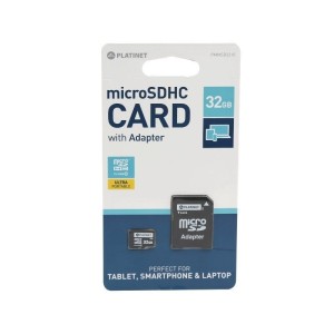 MicroSDHC 32Gb Platinet cu adaptor clasa 10 engross