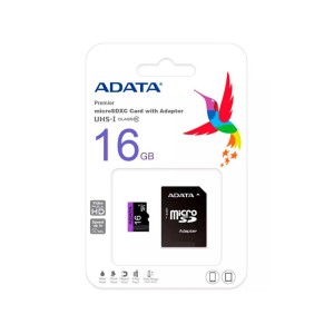 MicroSDHC 16Gb ADATA clasa 10 cu adaptor engross