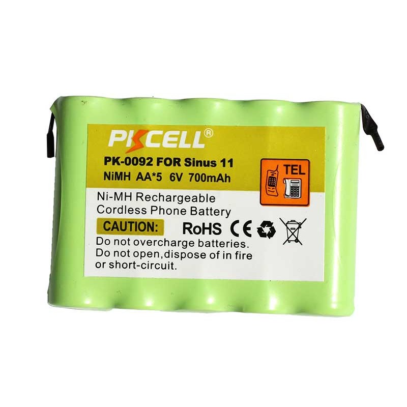Grup de 5 acu R6 6V 700ma PKCELL engross