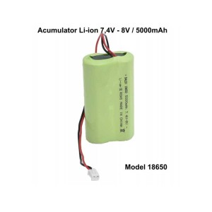 Grup acumulatori 2x18650  Li-ion 7.4-8V 5000mAh engross
