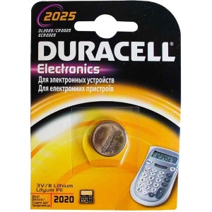 Baterie 3V CR2025 Duracell Lithium engross
