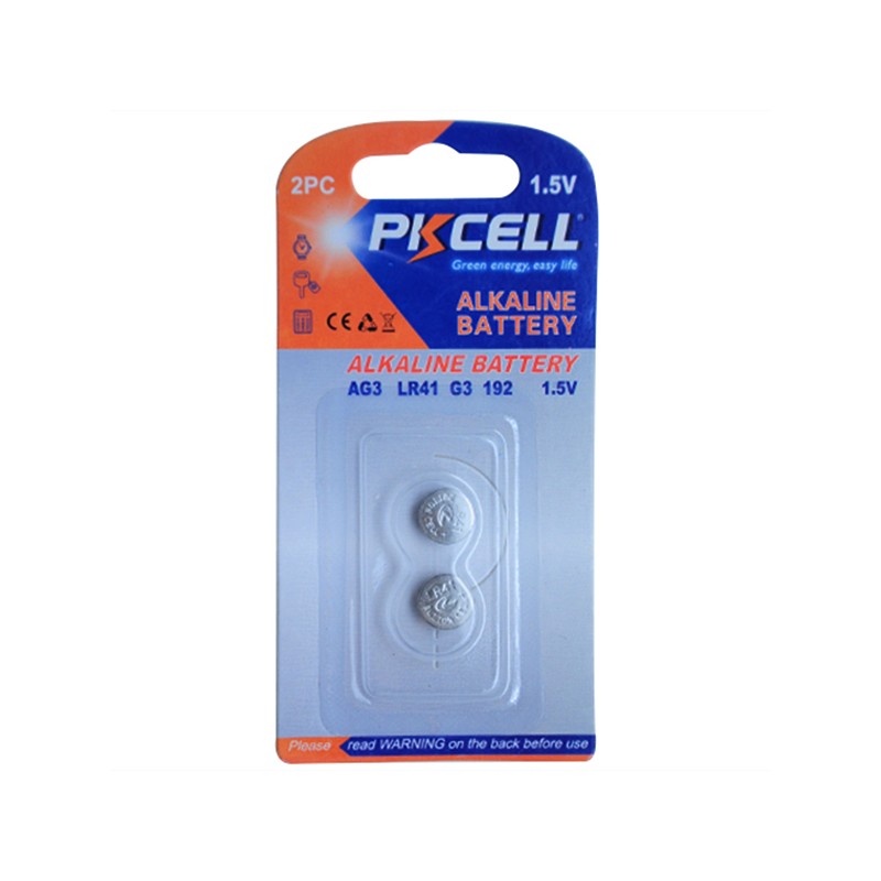 Baterie ceas AG2 alcalina PKCELL set 2buc engross