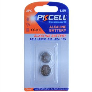 Baterie ceas AG9 alcalina PKCELL set 2buc engross