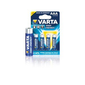 Set 4 baterii Varta High Energy Longlife Power R3 engross