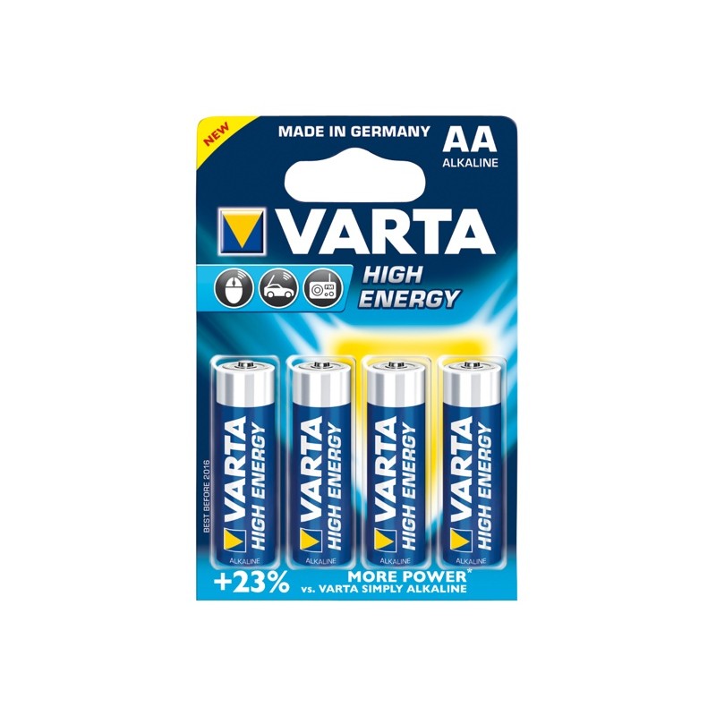 Set 4 baterii Varta High Energy Longlife Power R6 engross